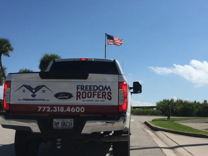 Freedom Roofers Van